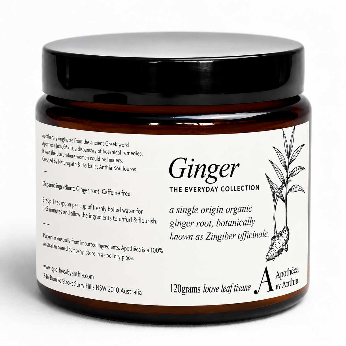 Ginger Root ~ Organic Tisane