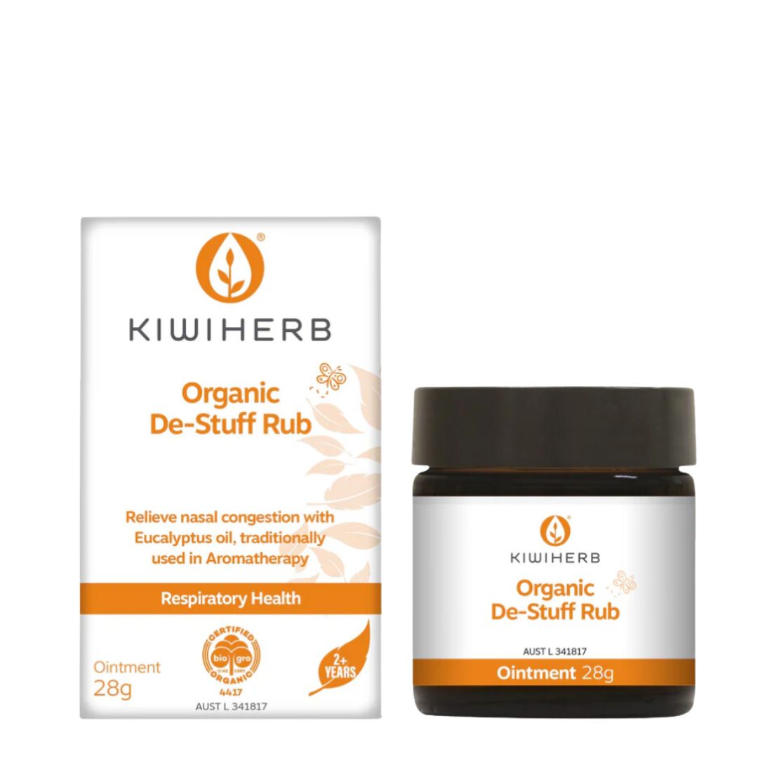 Organic De-Stuff Rub By KIWIHERB