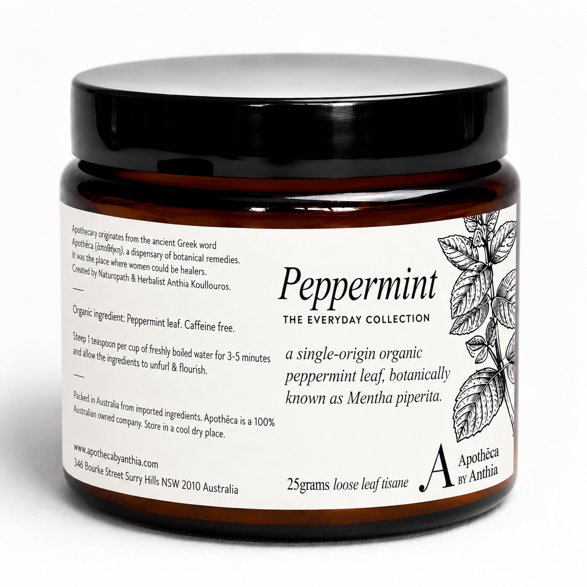 Peppermint Leaf ~ Organic Tisane