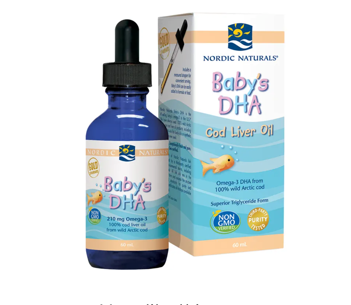 Baby's DHA Cod Liver Oil by Nordic Naturals