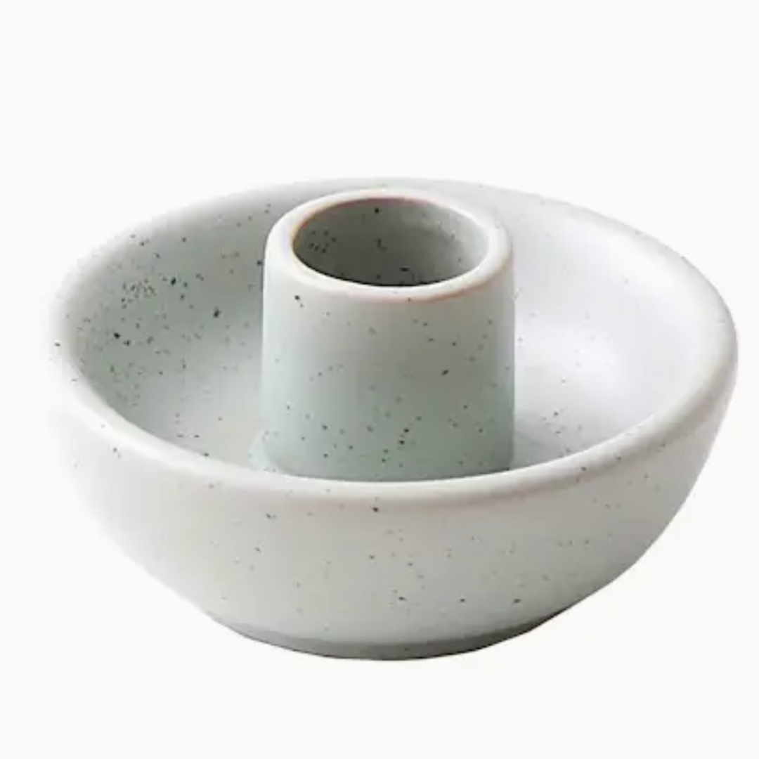 Ceramic Palo Santo Burner Bowl in Sage Green